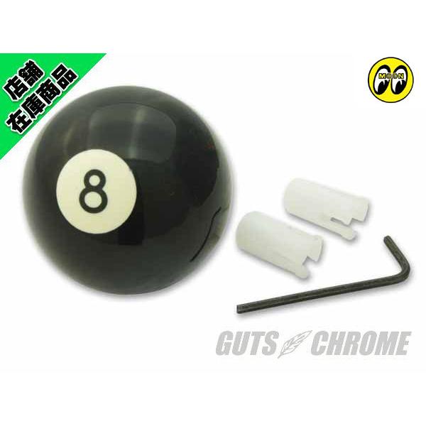 GUTS CHROME 8ボール シフトノブ Lサイズ : ガッツクローム