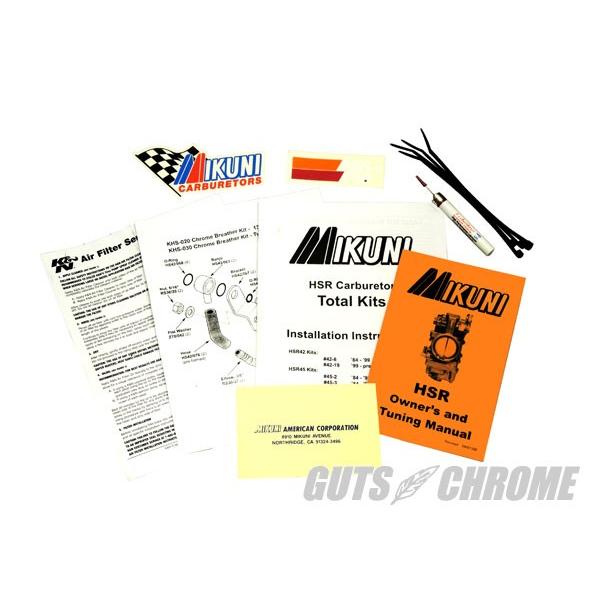 GUTS CHROME（ガッツ クローム） MIKUNI HSR45キャブ トータルキット