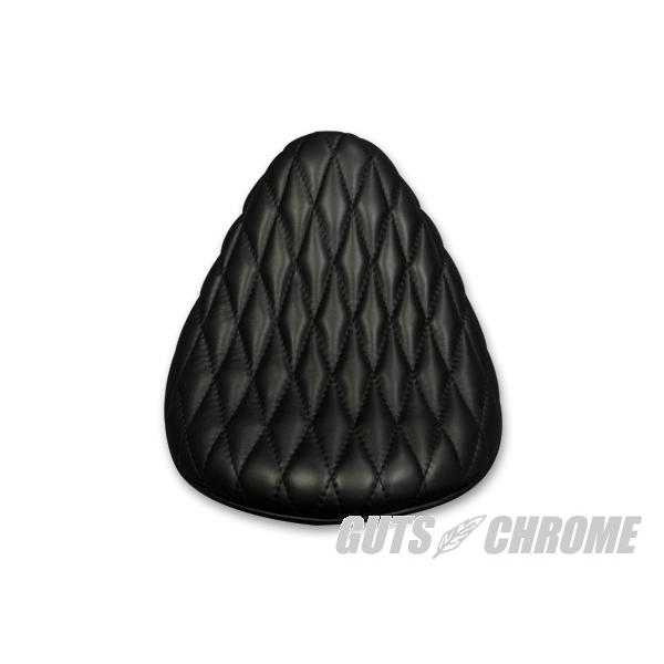GUTS CHROME HardRide レザーソロシート クロスステッチ GUTS CHROME（ガッツ クローム） HardRide レザーソロシート クロス