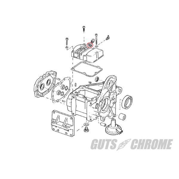 GUTS CHROME（ガッツ クローム） ニュートラルスイッチ マウント