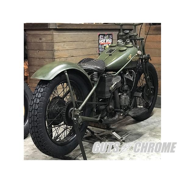 GUTS CHROME ハーレー タイヤ WAVEWAY OVALMASTER 4.00x18インチ