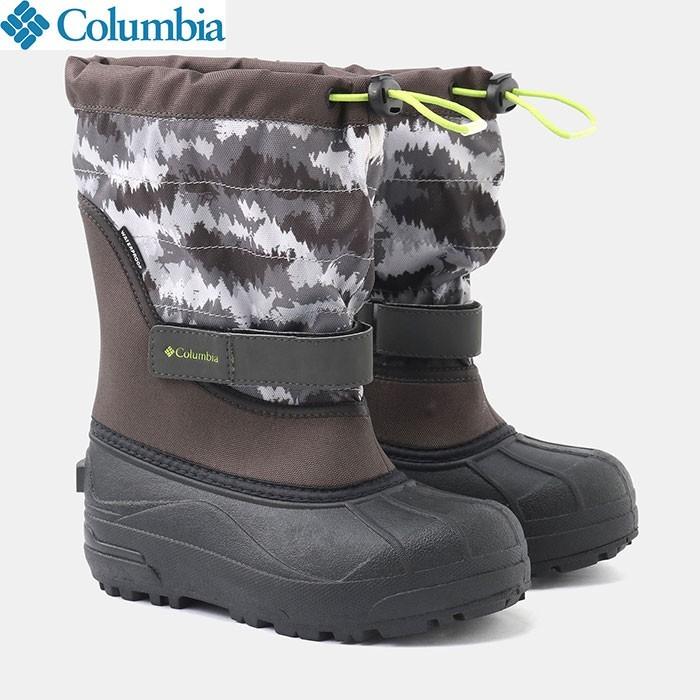 Columbia コロンビア 防寒靴 スノーシューズ ユース パウダーバグ プラス 2 プリント 子供用 ジュニア Col 015 特価コロンビア By1327 Supersport Tn