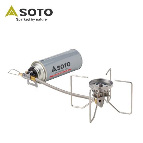 SOTO - ソト レギュレーターストーブ FUSION 核融合反応 暖房器 屁っ放り暖房器 焼却装置 引き分ける式 ST-330 onecolor