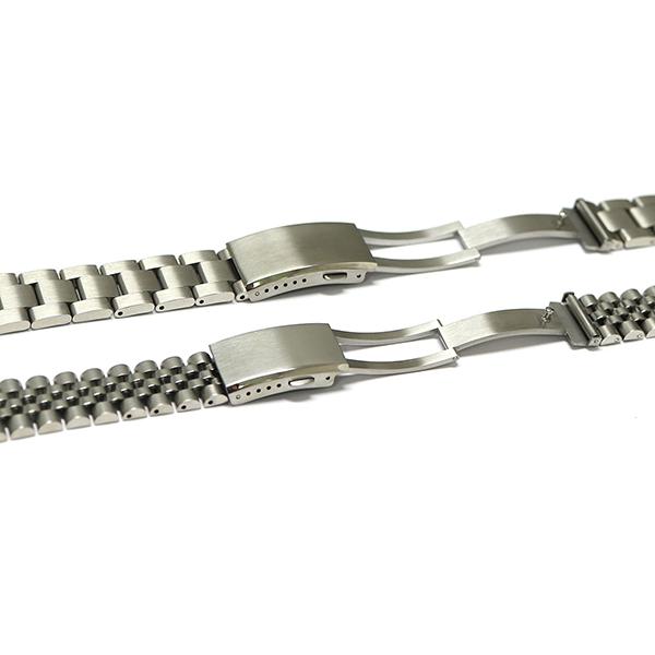 腕時計 ステンレス ベルト バックル 16mm 18mm 20mm 三つ折れ 両サイド