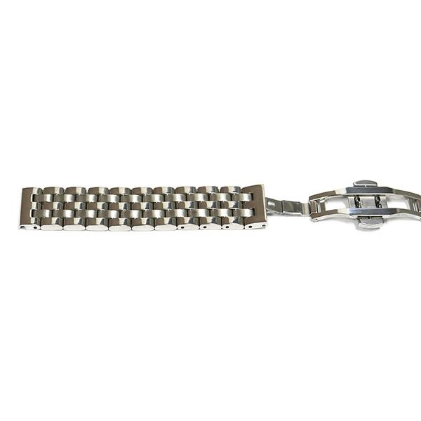 腕時計 ステンレス ベルト 弓カン 直カン プッシュ式 Dバックル