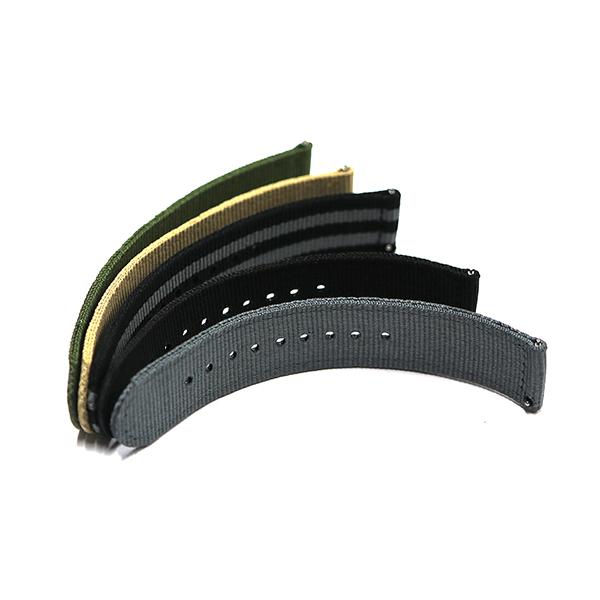 腕時計 ベルト 18mm 20mm 22mm セパレート ナイロン クイックリリース