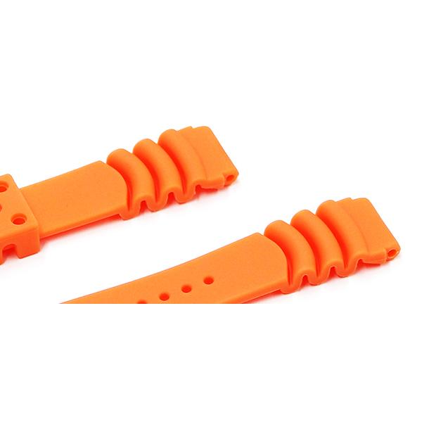 セイコー ダイバーズ ラバー ベルト 20mm 22mm ウレタン オレンジ