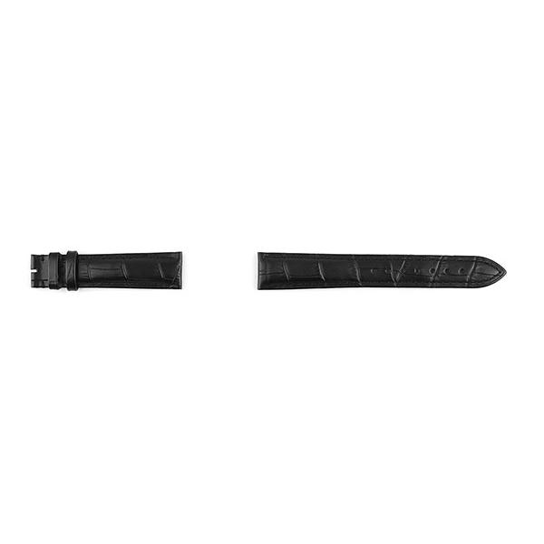 【新品】クロコダイルレザー ブラック レザーベルト 22mm-20mm 腕時計 レザー ベルト 16mm 17mm 18mm 19mm 20mm 21mm 22mm 24mm 黒