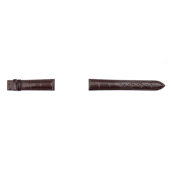 腕時計 レザー ベルト 18mm 20mm 22mm 24mm 濃 茶 ダークブラウン