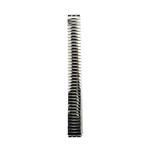 スウォッチ用 ステンレス ベルト 蛇腹タイプ 17mm 20mm（ポリッシュ 