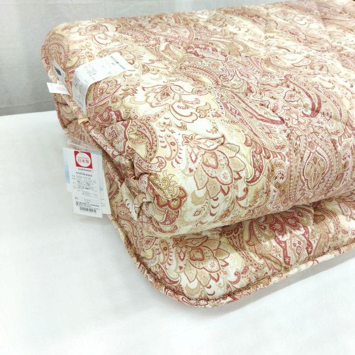 超軽量羊毛混敷き布団プロファイル加工ウレタン入 超軽量羊毛混敷き布団プロファイル加工ウレタン入 布団・毛布