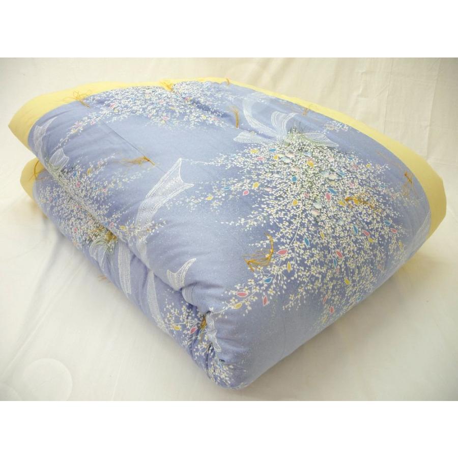 オーダーメイド　ふとん職人手作り品　サテン生地　綿掛布団　掛けふとん　ダブルロング　綿掛け布団　190×210　ＤＬ　わた布団　綿ふとん　送料無料