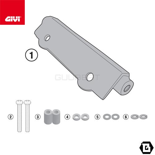 GIVI 1161KIT フィッティングキット PLR1161 / CAM用／HONDA CRF1000L