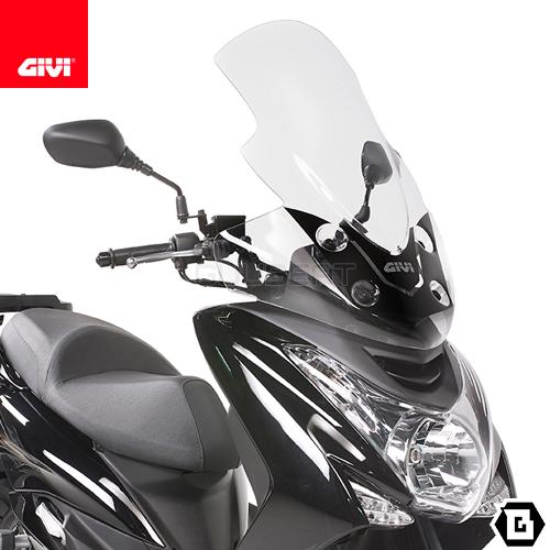 GIVI 2121DT スクリーン／MBK SKYLINNER S 125 (14) / YAMAHA MAJESTY 