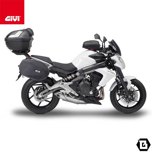 GIVI 4104FZ リアキャリア リアボックス 用 MONORACK モノラック ／ KAWASAKI ER-6N / ER-6F 650 (12 - 16)専用｜guubeat-moto｜02