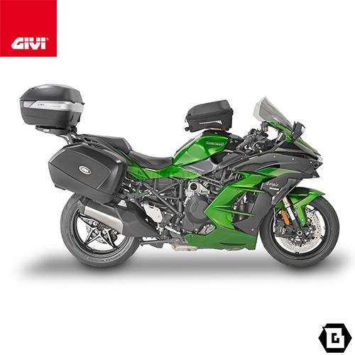 GIVI 4123FZ リアキャリア リアボックス 用 MONORACK モノラック ／ KAWASAKI NINJA H2 SX (18 - 23)専用｜guubeat-moto｜04