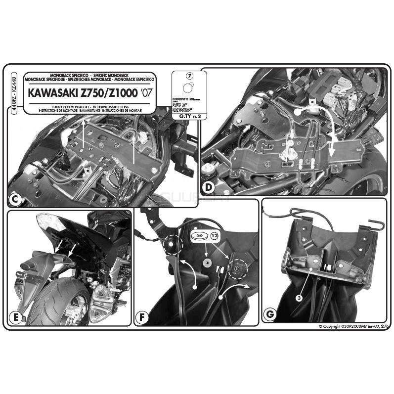 GIVI 【セール!4/30 23:59まで】GIVI 448FZ リアキャリア モノ GIVI 【セール!4/30 23:59まで】GIVI 448FZ リアキャリア モノ