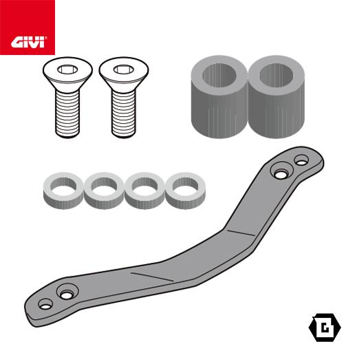 GIVI（ジビ） 【09/20当店在庫あり】GIVI 5148KIT リアキャリア