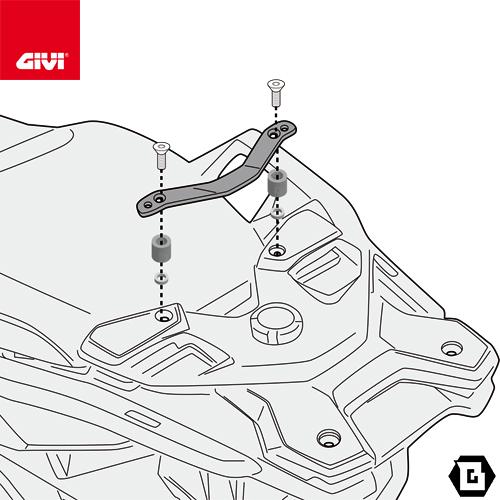 GIVI（ジビ） 【当店在庫決算セール10/31まで】GIVI 5148KIT リア