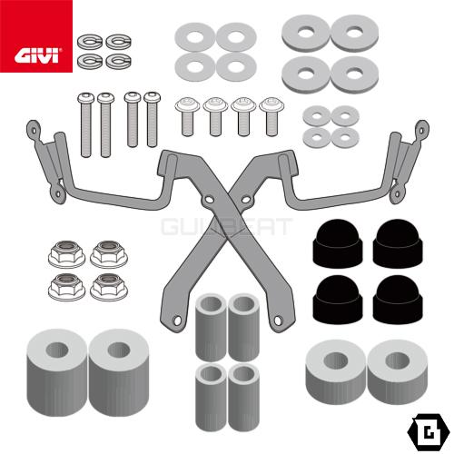 GIVI A3122A スクリーン3122S専用 取付キット フィッティングキット｜SUZUKI GSX-S 1000 対応_1