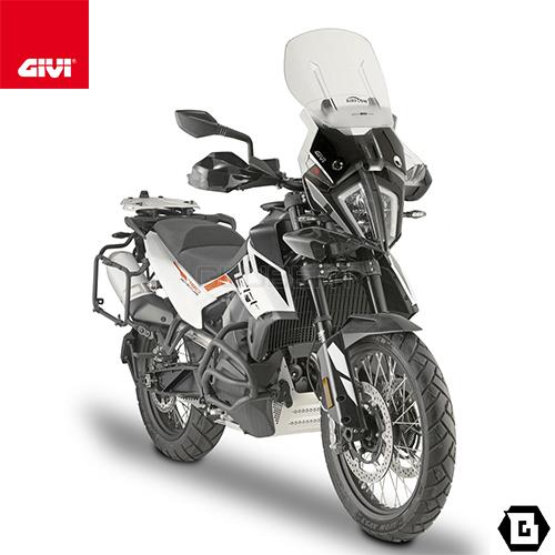 GIVI AF7711 Airflowシリーズ スライドスクリーン／KTM 890 ADVENTURE (21 - 22) / KTM 390 ADVENTURE (20 - 23)他専用／ジビ｜guubeat-moto｜04