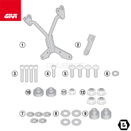 GIVI（ジビ） GIVI AL5115A スクリーン100AL・100ALB・140A・140S専用