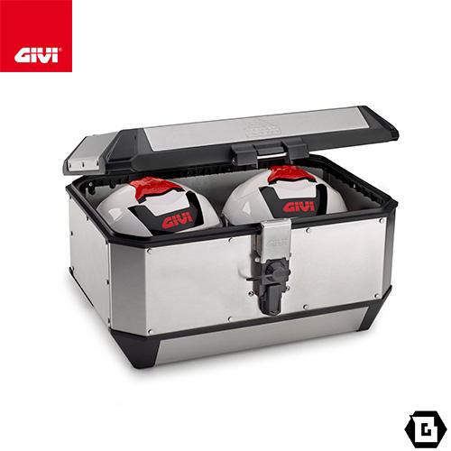 GIVI ALA56A TREKKER ALASKA  56L｜モノキー対応 アルミトップケース 大容量 2ヘルメット収納可の画像