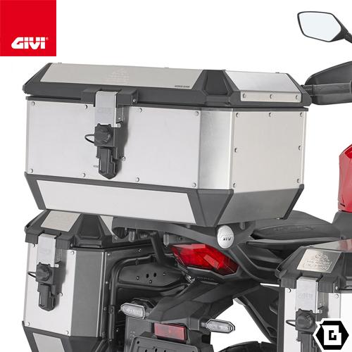 GIVI ALA56A TREKKER ALASKA  56L｜モノキー対応 アルミトップケース 大容量 2ヘルメット収納可の画像