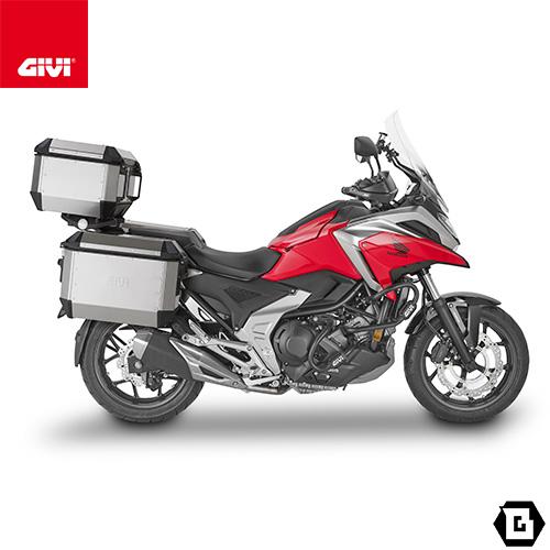 GIVI ALA56A TREKKER ALASKA  56L｜モノキー対応 アルミトップケース 大容量 2ヘルメット収納可の画像