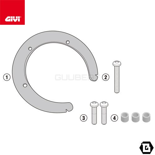 GIVI（ジビ） GIVI BF52 タンクロック アタッチメント（TANKLOCKタンク