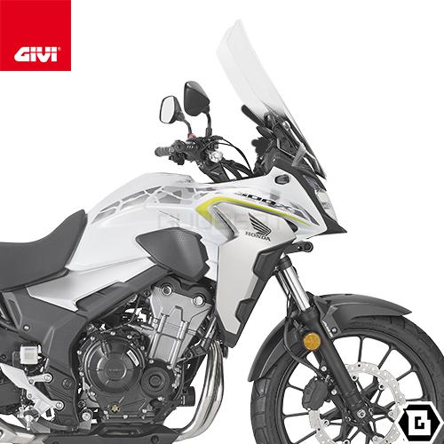 GIVI D1171ST スクリーン／HONDA 400X (19 - 23)  / HONDA CB 500 X (19 - 23)専用／ジビ｜guubeat-moto｜06