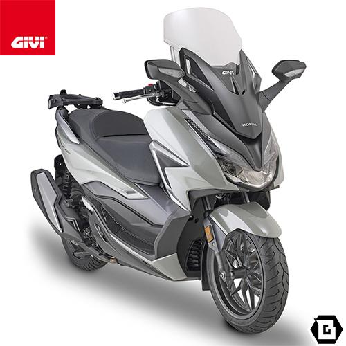 GIVI D1187ST Windschild Für Honda Forza 350 2023 – Transparent, Ohne ABE, Made In Italy
