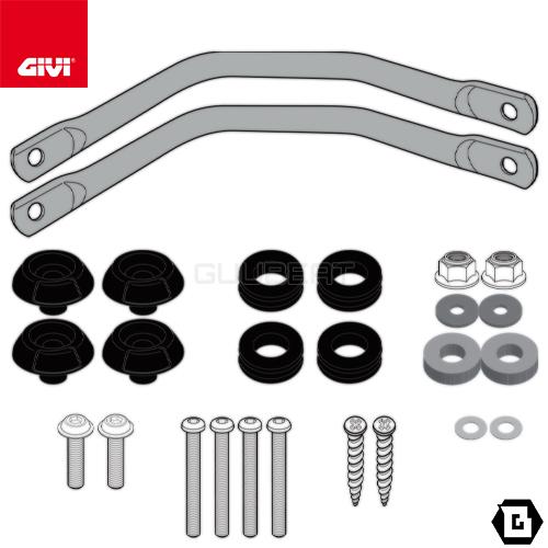 11/24当店在庫品】GIVI D2123KIT フィッティングキット スクリーン用