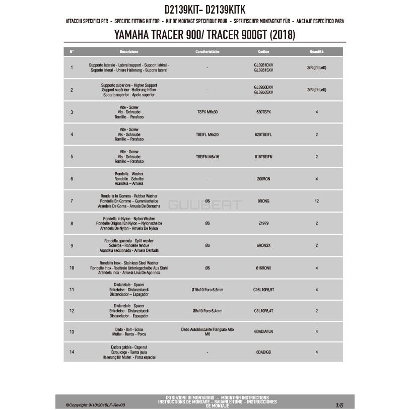 ピクシー お取引ページ GIVI（ジビ） 【セール1/31まで】GIVI D2139KIT スクリーン取付用