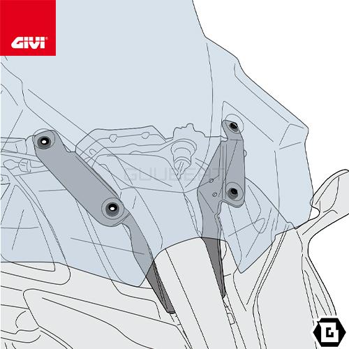 専用ページです！ GIVI（ジビ） 【セール6/2まで】GIVI D2143KIT スクリーン取付用
