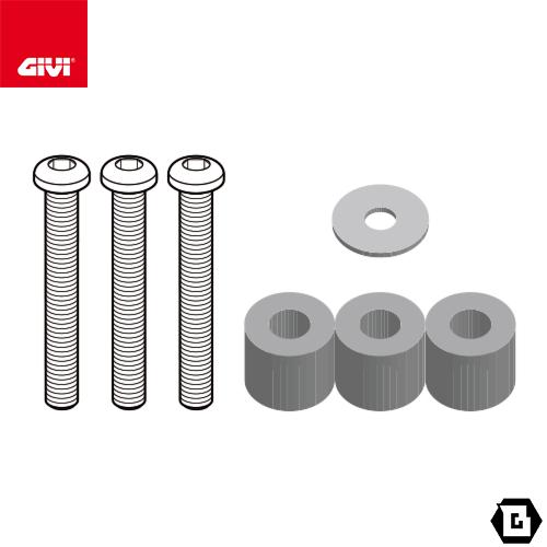 GIVI（ジビ） 【セール5/25まで】GIVI D6428KIT スクリーン取付用