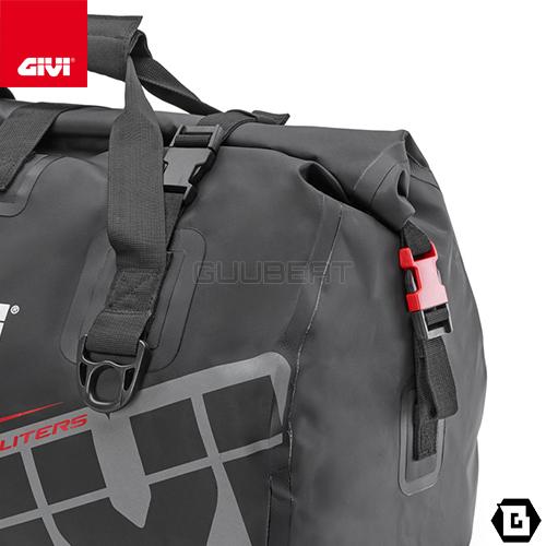 GIVI（ジビ） GIVI EA115GR 防水ボストンバッグ 40L容量 グレー×レッド