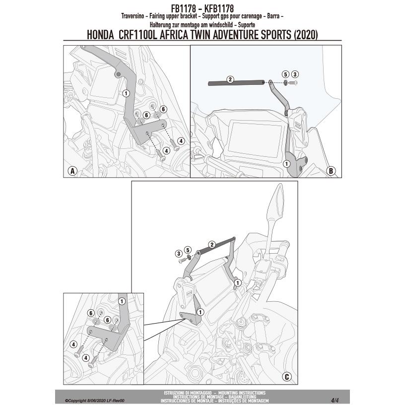 GIVI FB1178 フェアリングアッパーブラケット/HONDA CRF1100L AFRICA TWIN ADVENTURE SPORTS (20 - 21)専用/ジビ :FB1178:GUUBEAT - 通販 - Yahoo!ショッピング GIVI FB1178 フェアリングアッパーブラケット/HONDA CRF1100L AFRICA TWIN ADVENTURE SPORTS (20 - 21)専用/ジビ :FB1178:GUUBEAT - 通販 - Yahoo!ショッピング