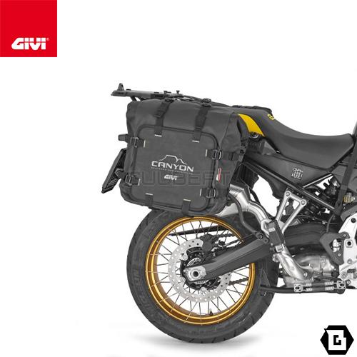 GIVI GRT720 Gravel-T CANYON サイドバッグ 50L(片側25L)容量 左右ペア 