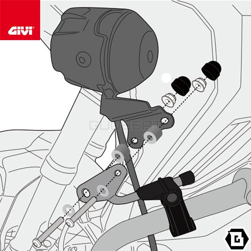 GIVI（ジビ） GIVI LS1188O フォグランプ取付キット HONDA純正