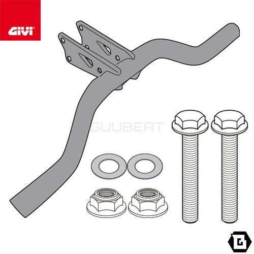 GIVI LS1203 フォグランプ取付キット HONDA NX400用 GIVI（ジビ） 【セール9/30まで】GIVI LS1203 フォグランプ取付キット