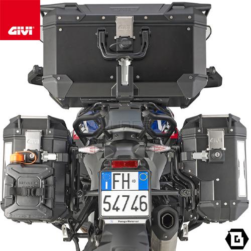 GIVI OBKE3733BPACK2 サイドケース アルミニウム製 左側37L容量 GIVI OBKE3733BPACK2 サイドケース アルミニウム製 左側37L容量