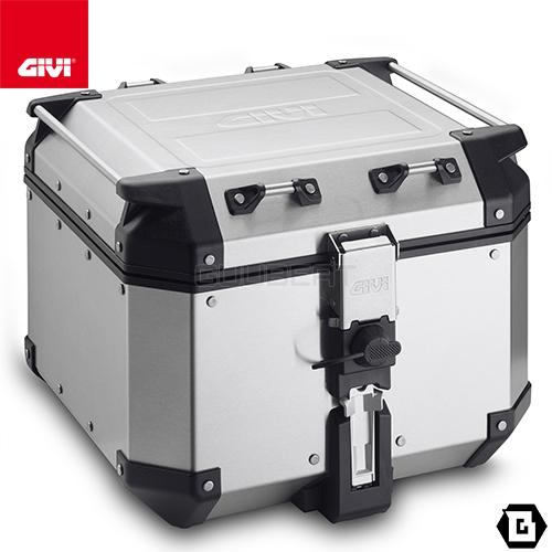 GIVIトレッカーアウトバック42アルミニウムトップケース用リアボックス鍵付き GIVI トレッカーアウトバック トップケース| Dirtbikeplus