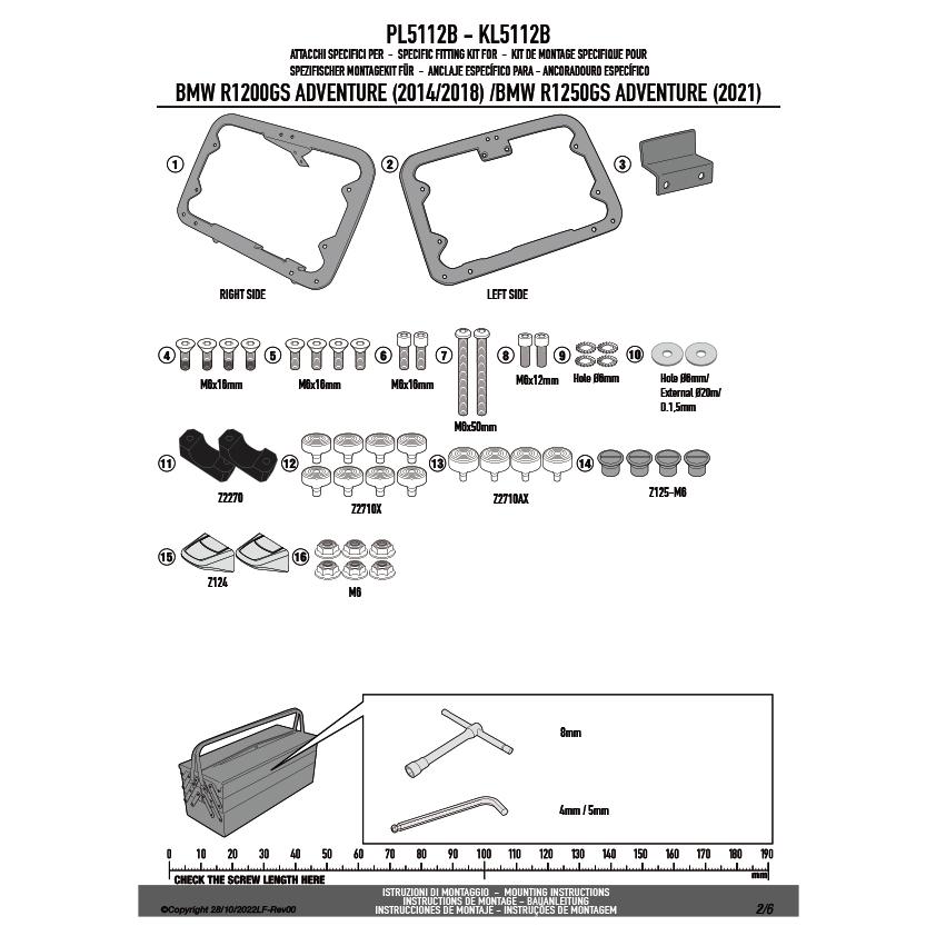GIVI（ジビ） 【セール8/31まで】GIVI PL5112B アダプター MONOKEY用
