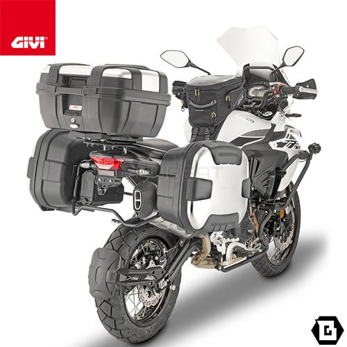 GIVI PL8711 サイドケースホルダー MONOKEY用（RETRO FIT対応）｜BENELLI TRK 502 X 対応