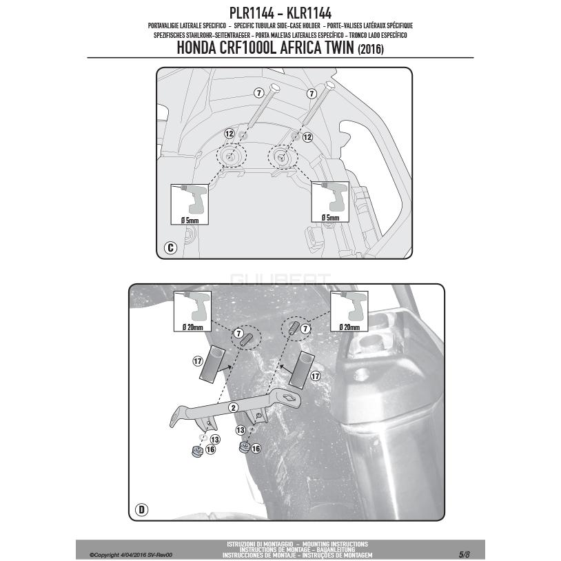 GIVI ジビ 決算セール10 31まで GIVI PLR1144 サイドケースホルダー MONOKEY モノキー用 ラピッドリリース RAPID RELEASE 対応 HONDA CRF1000L アフリカツイン 対応 GUUBEAT-MOTO GIVIパーツ専門店 - 通販 - Yahoo ショッピング