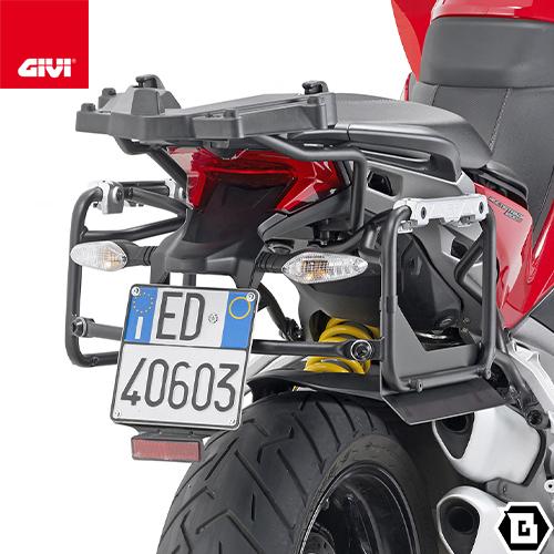 GIVI PLR7406CAM ラピッドリリースサイドケースホルダー／DUCATI 