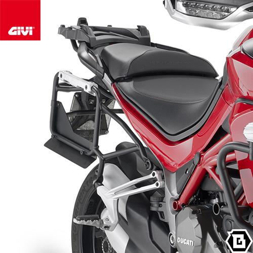 GIVI PLR7406CAM ラピッドリリースサイドケースホルダー／DUCATI 