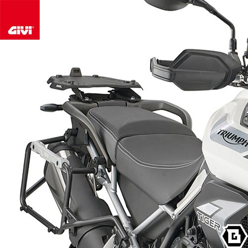 GIVI SR6415 キャリア スペシャルリアラック トップケース用（MONOKEY / MONOLOCKベース別売）｜TRIUMPH タイガー 900 対応の画像