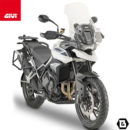 GIVI SR6415 キャリア スペシャルリアラック トップケース用（MONOKEY / MONOLOCKベース別売）｜TRIUMPH タイガー 900 対応の画像